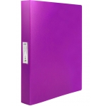 Liderpapel CH34 - Carpeta de anillas, 4 anillas mixtas de 25 mm, polipropileno, A4, color lavanda opaco