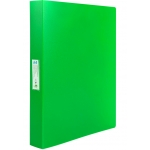 Liderpapel CH36 - Carpeta de anillas, 4 anillas mixtas de 25 mm, polipropileno, A4, color verde manzana opaco