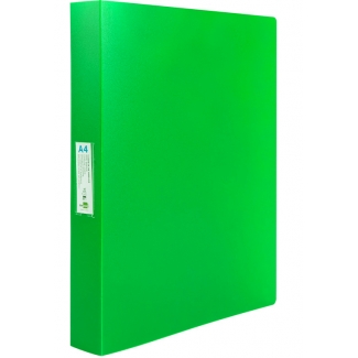 Liderpapel CH36 - Carpeta de anillas, 4 anillas mixtas de 25 mm, polipropileno, A4, color verde manzana opaco