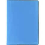 Liderpapel CJ26 - Carpeta con fundas, tapa flexible, A4, 40 fundas, color azul translúcido