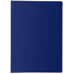 Liderpapel CJ32 - Carpeta con fundas, lomo personalizable, tapa flexible, A4, 10 fundas, color azul opaco