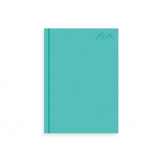 Liderpapel Corfu - Agenda anual, tamaño 15 x 21 cm, impresión día página, color menta