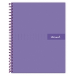 Liderpapel Crafty BF79 - Bloc espiral, tamaño A4, tapa extradura, 80 hojas de 90 gr, cuadrícula de 4 mm, con margen, color violeta