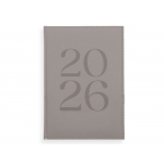 Liderpapel Creta - Agenda anual, tamaño 17 x 24 cm, impresión día página, color gris