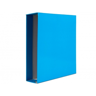 Liderpapel CZ30 - Caja para archivador, tamaño A4, lomo ancho, color celeste