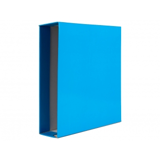 Liderpapel CZ34 - Caja para archivador, tamaño folio, lomo ancho, color celeste