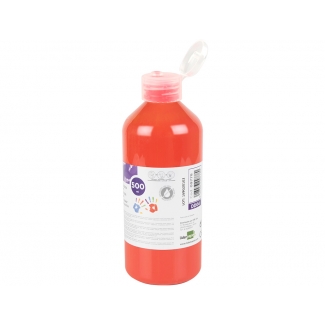 Liderpapel DD04 - Pintura de dedos, color rojo, botella de 500 ml