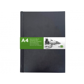 Liderpapel DL11 - Bloc encuadernado de esbozos, sin recuadro, A4, 100 hojas, 100 gramos