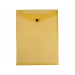 Liderpapel DS09 - Dossier con broche, A4 vertical, 180 micras, capacidad para 50 hojas, color amarillo transparente