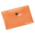 Liderpapel DS39 - Dossier con broche, A7, 180 micras, capacidad para 50 hojas, color naranja transparente frosty