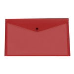 Liderpapel DS67 - Dossier con broche, A3, 180 micras, capacidad para 50 hojas, color rojo transparente