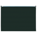 Liderpapel DS82 - Dossier con cremallera, A5, 180 micras, capacidad para 50 hojas, color negro opaco