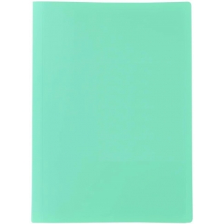 Liderpapel EC65 - Carpeta con fundas, tapa flexible, A4, 10 fundas, color verde manzana opaco