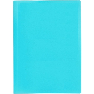 Liderpapel EC82 - Carpeta con fundas, tapa flexible, A4, 40 fundas, color celeste opaco