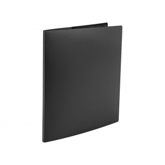 Liderpapel EC92 - Carpeta con fundas, tapa flexible, A4, 80 fundas, color negro