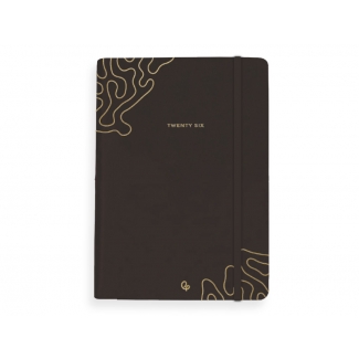 Liderpapel Efira - Agenda anual, tamaño 15 x 21 cm, impresión día página, color negro