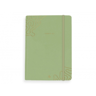 Liderpapel Efira - Agenda anual, tamaño 15 x 21 cm, impresión día página, color verde