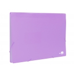 Liderpapel FU38 - Carpeta clasificadora con fuelle, polipropileno, tamaño A4, 13 departamentos, color lavanda