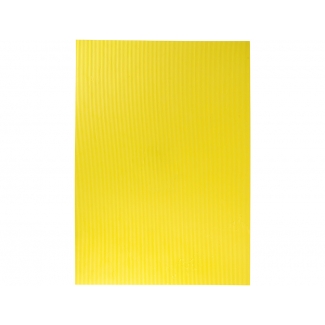 Liderpapel GC01 - Goma eva, espesor de 2,2 mm, 50 cm x 70 cm, ondulada, amarillo