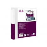 Liderpapel JC23 - Carpeta con fundas, portada y lomo personalizable, tapa flexible, A4, 60 fundas, transparente
