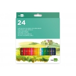 Liderpapel LC12 - Lápices de colores acuarelables, caja de 24 colores