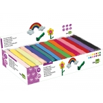 Liderpapel MC48 - Plastilina, caja de 15 pastillas de 150 grs, colores surtidos