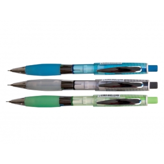 Liderpapel MI09 - Portaminas 0,5 mm, sujeción de goma, colores surtidos