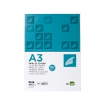 Liderpapel PC92 - Papel de color, A3, 80 gramos, 10 colores surtidos, paquete de 100 hojas, 10 hojas por color