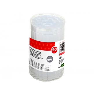 Liderpapel PG12 - Barras termofusibles, 100 x 7 mm, bote de 50 unidades