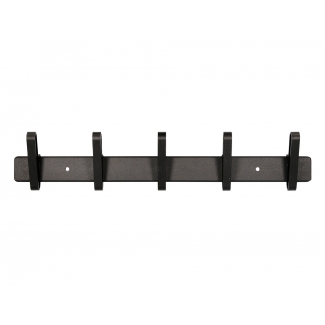 Liderpapel PH02 - Perchero metálico de pared, 5 colgadores