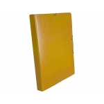 Liderpapel PJ31 - Carpeta de proyectos con gomas, tamaño folio, lomo de 30 mm, color amarillo