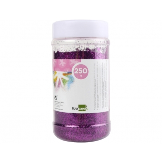 Liderpapel PU15 - Purpurina, bote de 250 g, color violeta metalizado