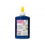 Liderpapel PU21 - Pegamento con purpurina, color azul metalizado, bote de 160 g