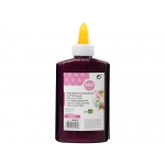 Liderpapel PU25 - Pegamento con purpurina, color violeta metalizado, bote de 160 g
