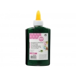 Liderpapel PU26 - Pegamento con purpurina, color verde metalizado, bote de 160 g