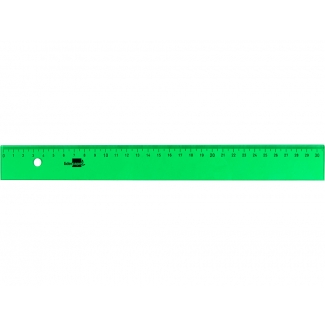 Liderpapel RG02 - Regla acrílica, 30 cm, color verde