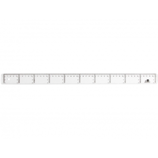 Liderpapel RG06 - Regla de plástico, 50 cm, transparente
