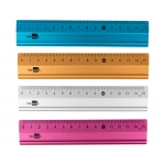 Liderpapel RG13 - Regla metálica aluminio, 15 cm, colores surtidos