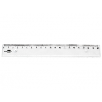 Liderpapel RG14 - Regla de plástico, 20 cm, transparente
