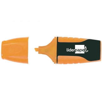 Liderpapel RT03 - Rotulador fluorescente, punta biselada, tamaño mini, color naranja