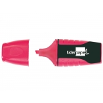 Liderpapel RT04 - Rotulador fluorescente, punta biselada, tamaño mini, color rosa