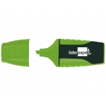 Liderpapel RT05 - Rotulador fluorescente, punta biselada, tamaño mini, color verde