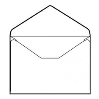 Liderpapel SB03 - Sobre Tarjeta de visita, tamaño 70 x 105 mm, solapa engomada, color blanco, caja de 100 unidades