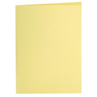 Liderpapel SC34 - Subcarpeta de cartulina, folio, 180 gr /m2, color amarillo pastel