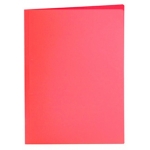 Liderpapel SC38 - Subcarpeta de cartulina, folio, 180 gr /m2, color rojo pastel