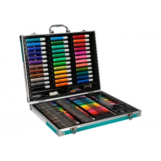 Liderpapel SX03 - Estuche de pintura, set completo para artista, con 150 piezas