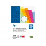 Liderpapel TA08 - Tapa de encuadernación, A4, polipropileno ondulado, 800 micras, color rojo, paquete de 50