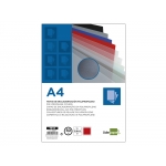 Liderpapel TE13 - Tapa de encuadernación, A4, polipropileno, 800 micras, color rojo opaco, paquete de 50