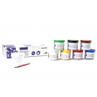 Liderpapel TP54 - Témpera, 7 colores surtidos, bote de 40 ml