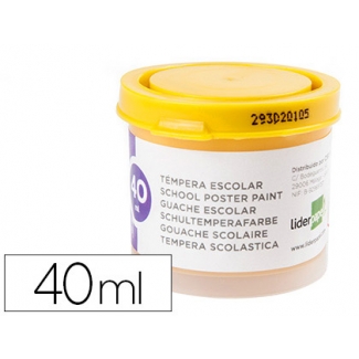 Liderpapel TP58 - Témpera, color amarillo oro, bote de 40 ml